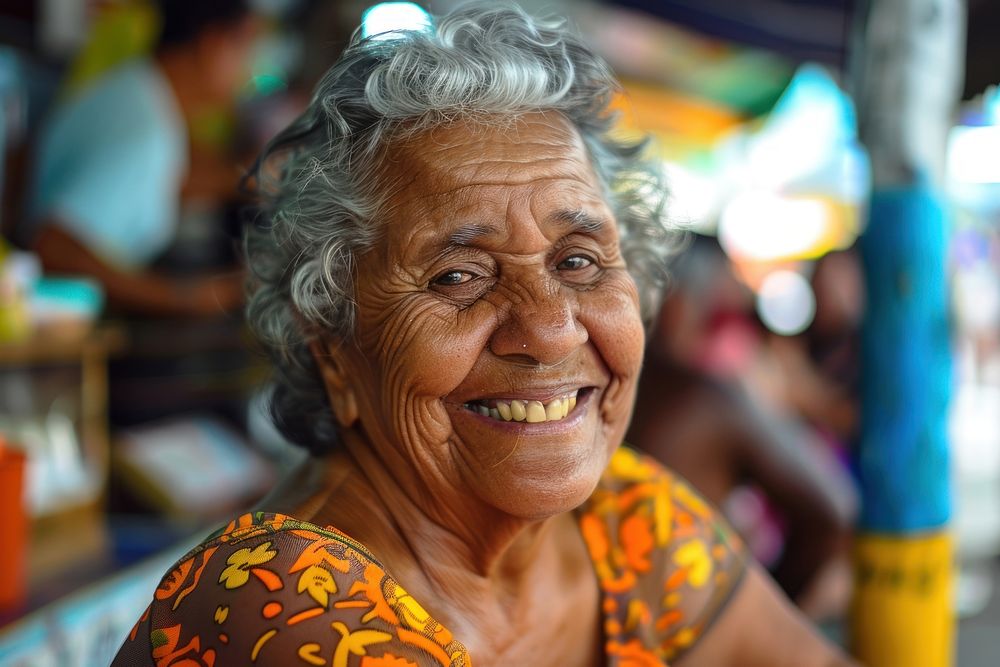 Brazilian senior woman smiling portrait adult smile.