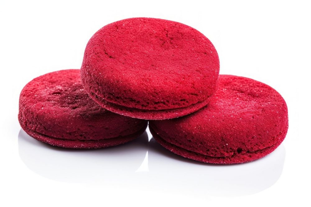 Red velvet biscuits food confectionery raspberry.