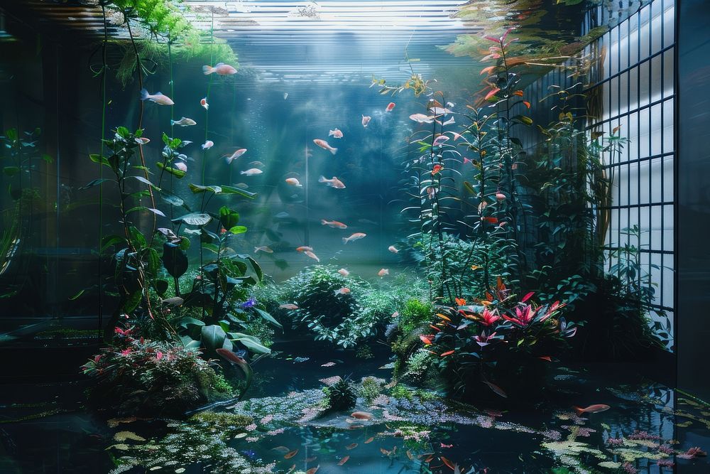 Photography of aquarium outdoors nature plant.