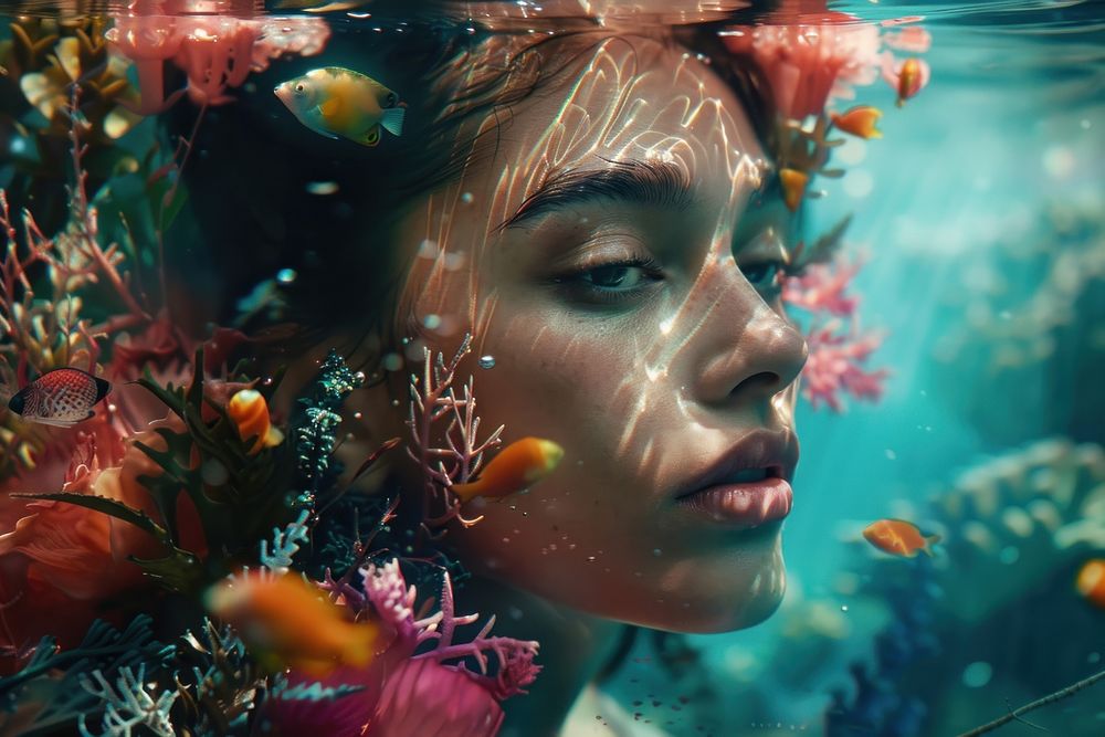 Photography of aquarium underwater portrait outdoors.