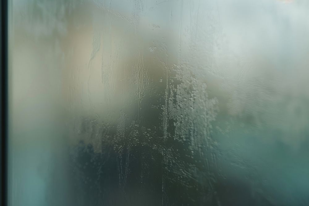 Plain fogged glass surface backgrounds window condensation.