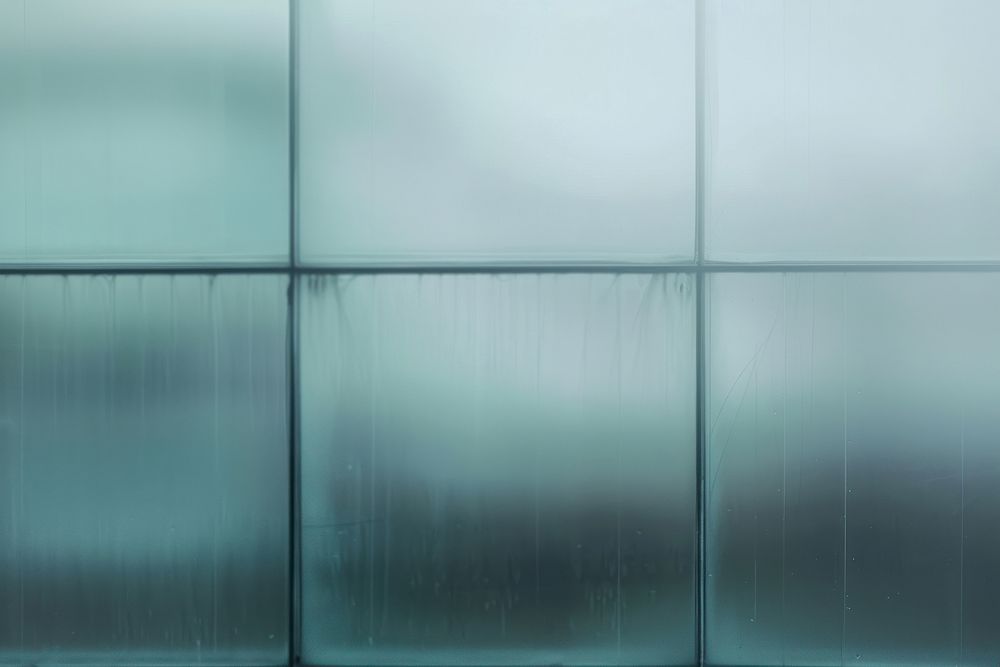 Heavy fogged glass window architecture backgrounds transparent.
