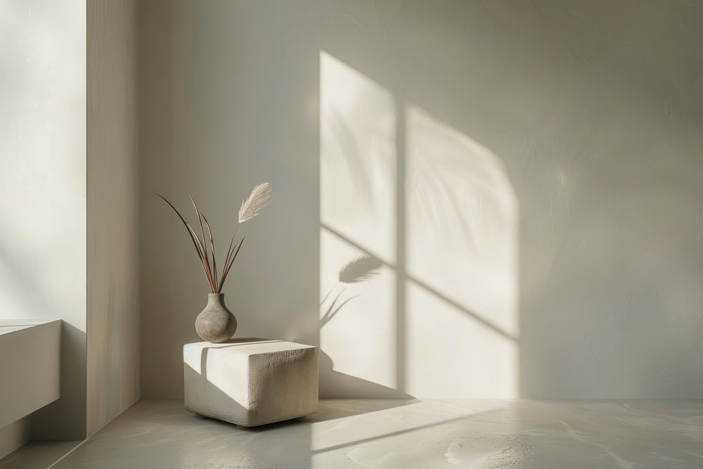 Living room minimalism architecture furniture window.