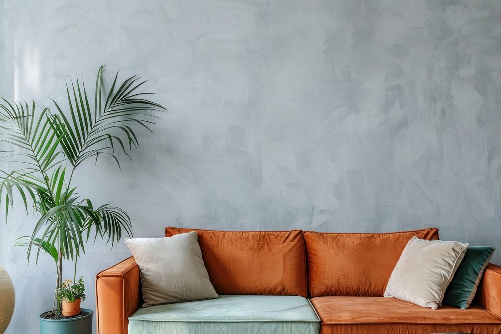 Living room minimalism architecture furniture cushion.