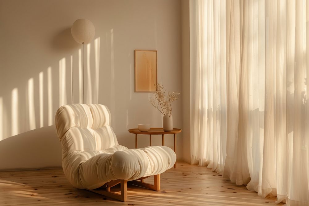 Living room minimalism furniture pillow chair.