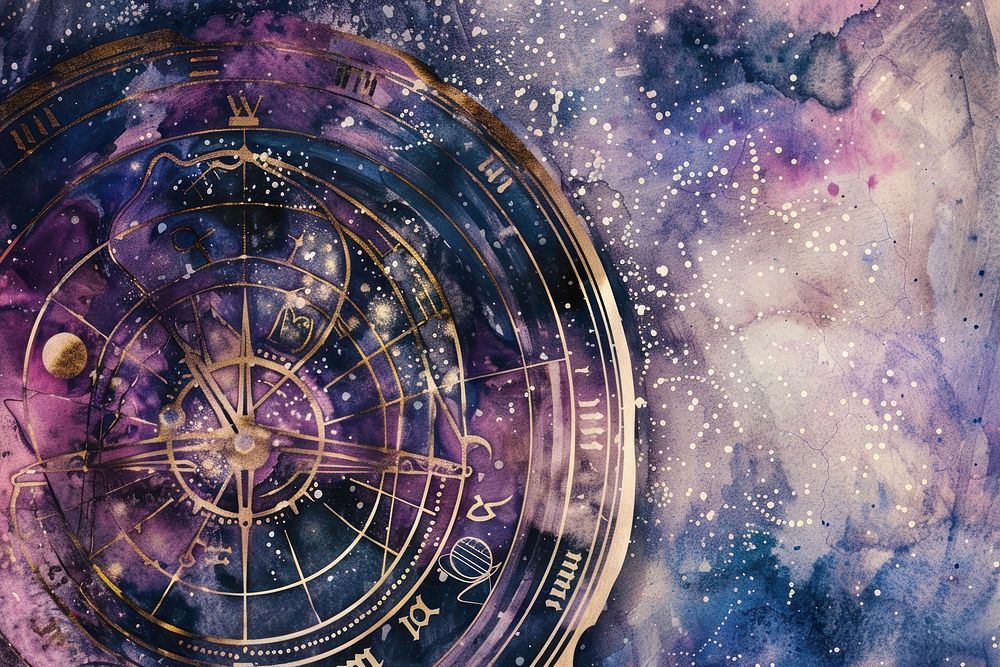 Astronomy astrology universe purple.