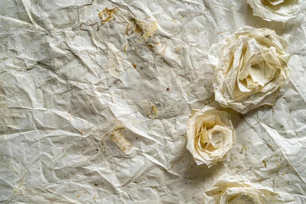 Fibres textured mulberry paper backgrounds flower.