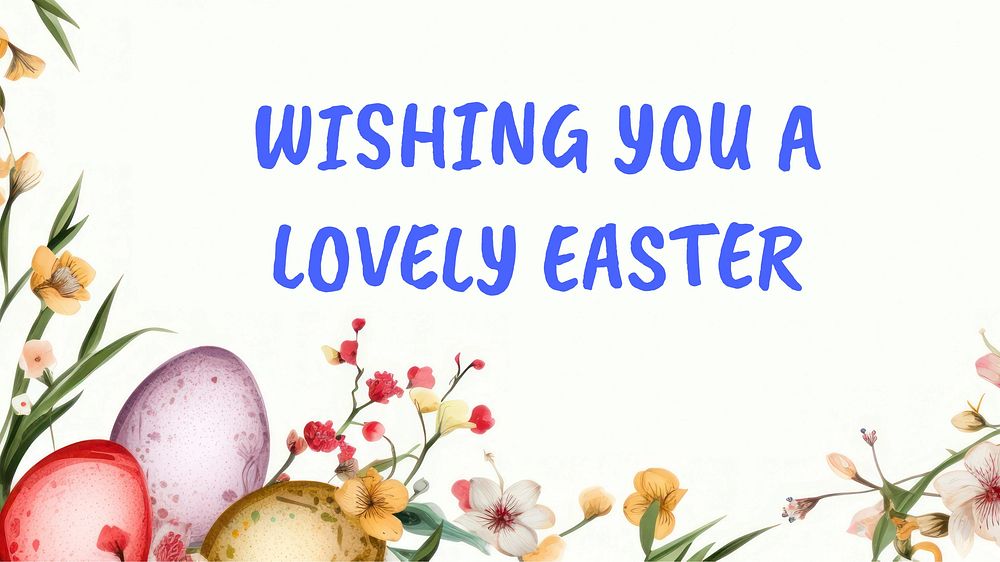 Easter wish blog banner 