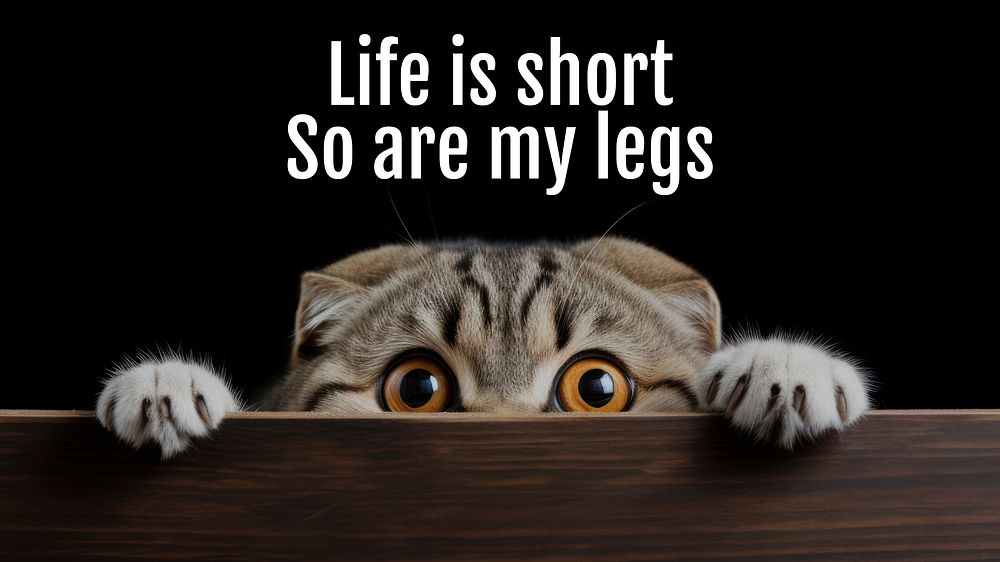 Funny pet  quote blog banner template