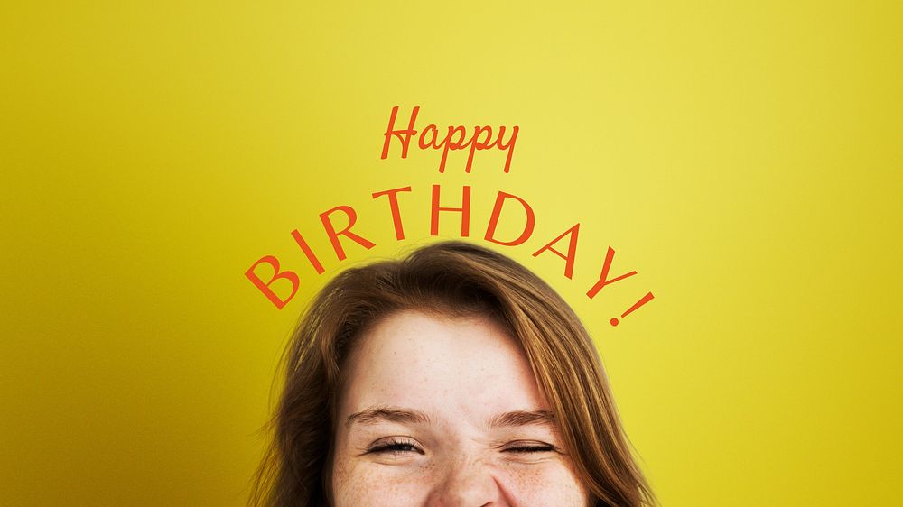 Happy birthday quote blog banner template