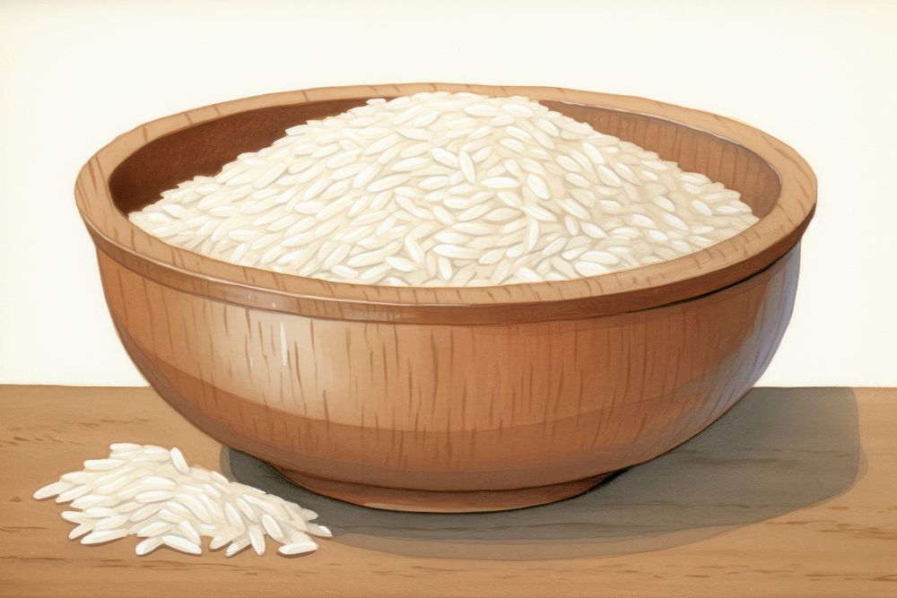 Rice rice produce jacuzzi.