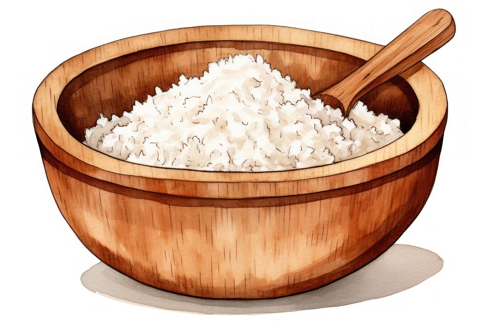 Rice jacuzzi bowl food.