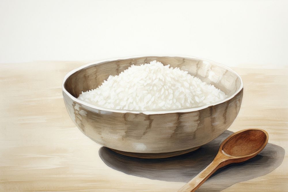 Rice rice cutlery produce.