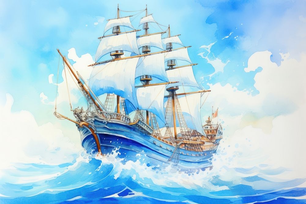 Ship water ship transportation.