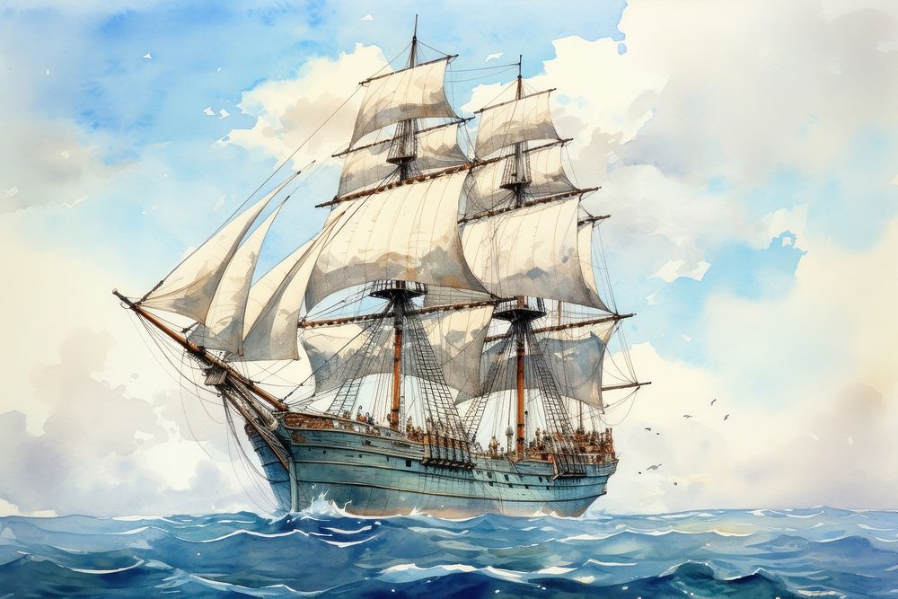 Ship ship transportation sailboat.