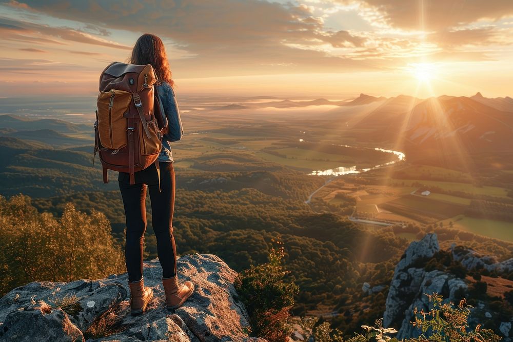 Backpack outdoors bag backpacking. | Free Photo - rawpixel