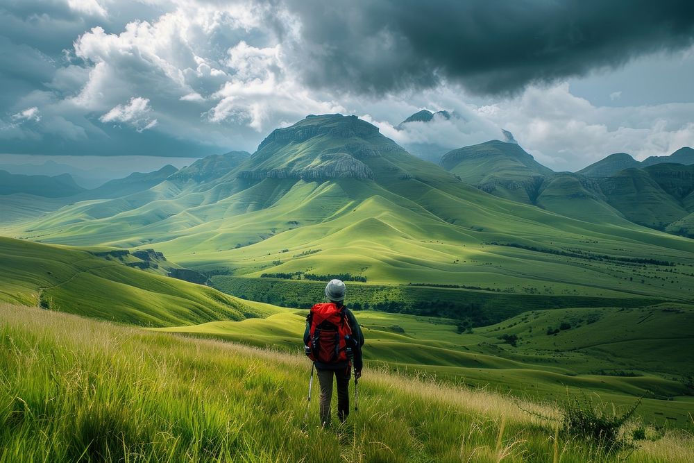 Hikers backpack hiking backpacking. | Free Photo - rawpixel