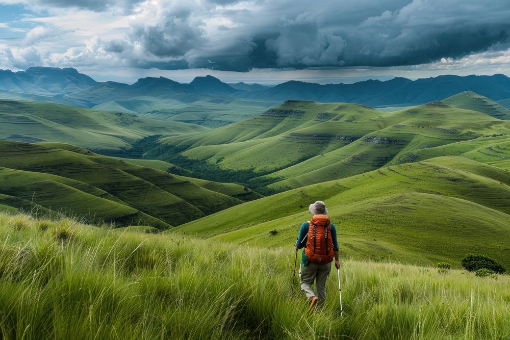 Hikers backpack hiking backpacking. | Free Photo - rawpixel