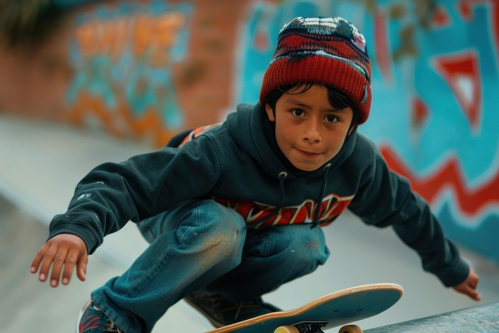 Teenage hispanic boy skateboard photo photography.
