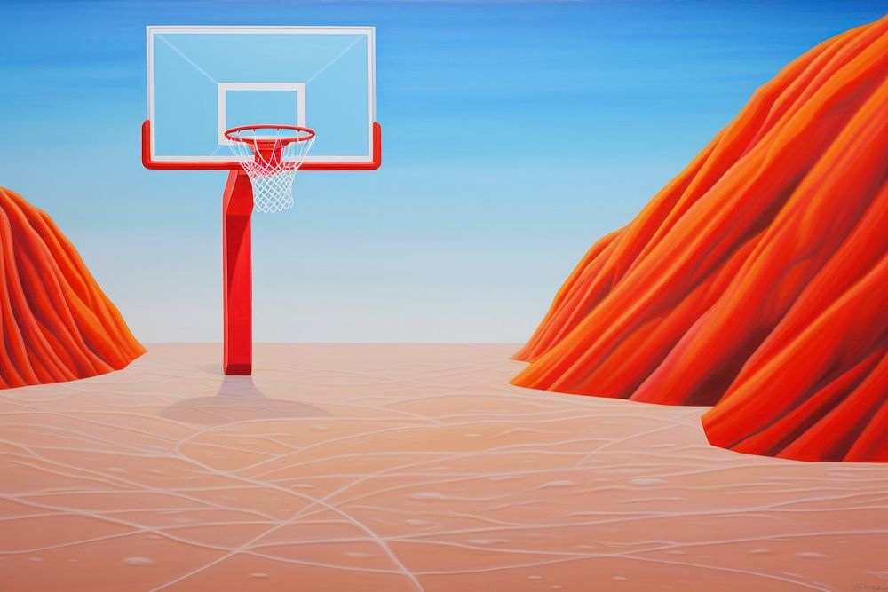 Basketball sports hoop.