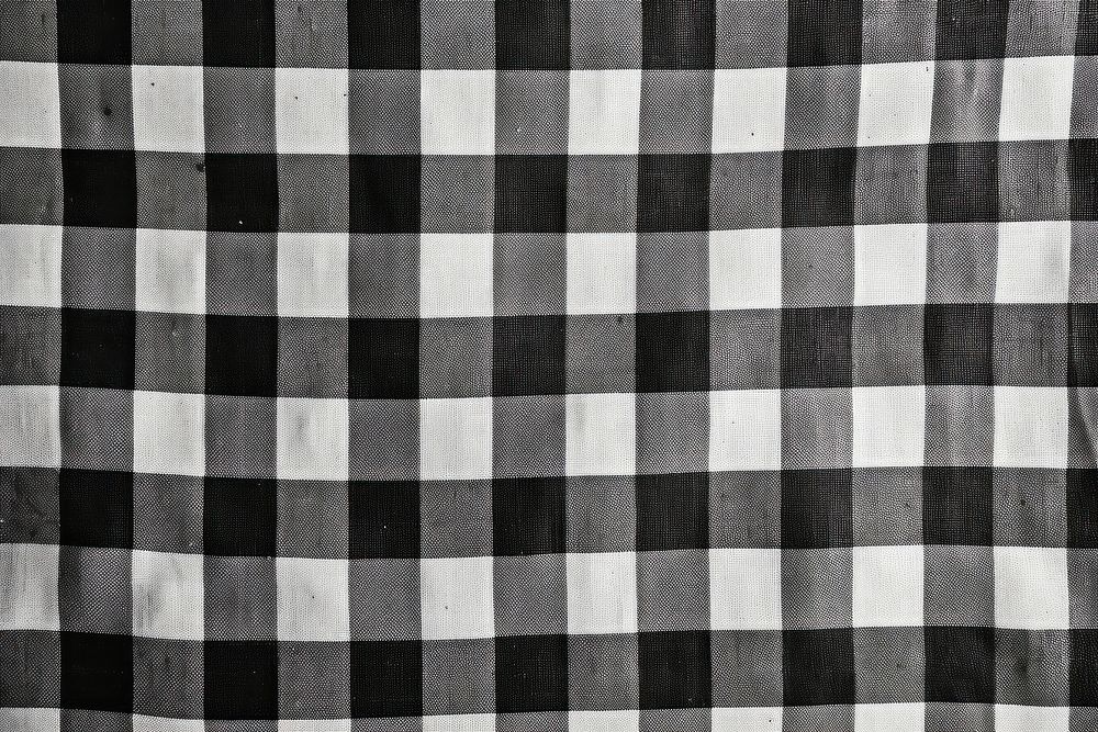 Checkered linen tablecloth tartan plaid.