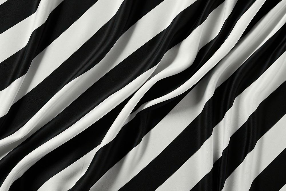 Black and white stripes velvet.