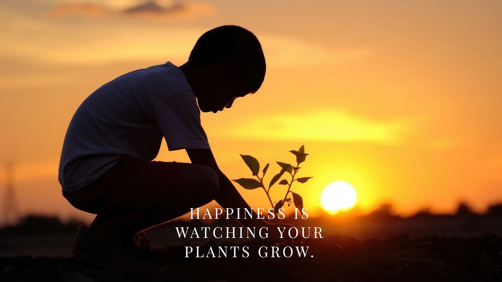 Planting s quote blog banner template