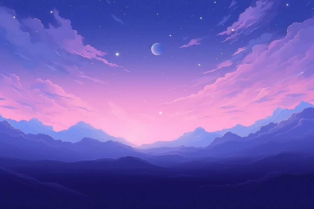 A galaxy space purple backgrounds landscape.