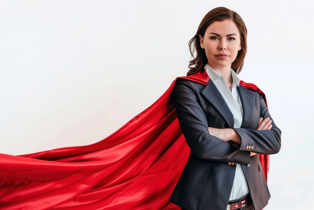 Woman in a superheto cape portrait adult photo.