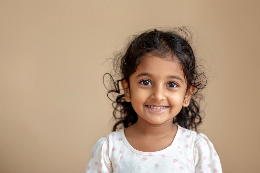 Indian kid girl happy photo photography.