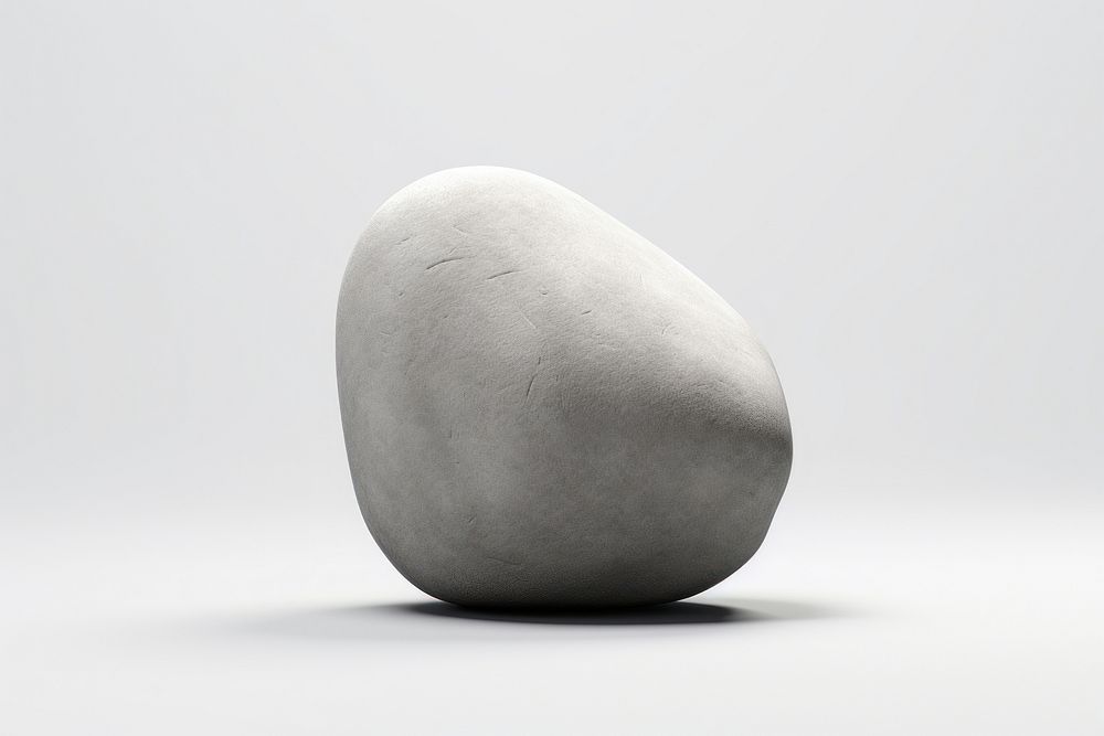 Gray stone pottery produce pebble.