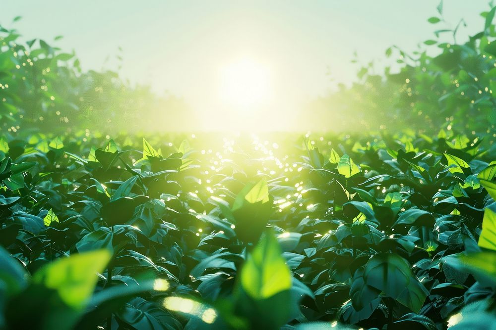 Artificial intelligence Farming nature vegetation sunlight.