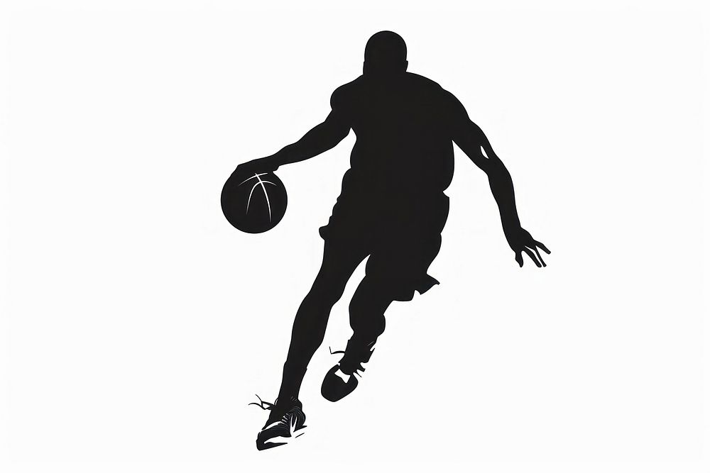 Basketball Silhouette Vector silhouette basketball clothing.