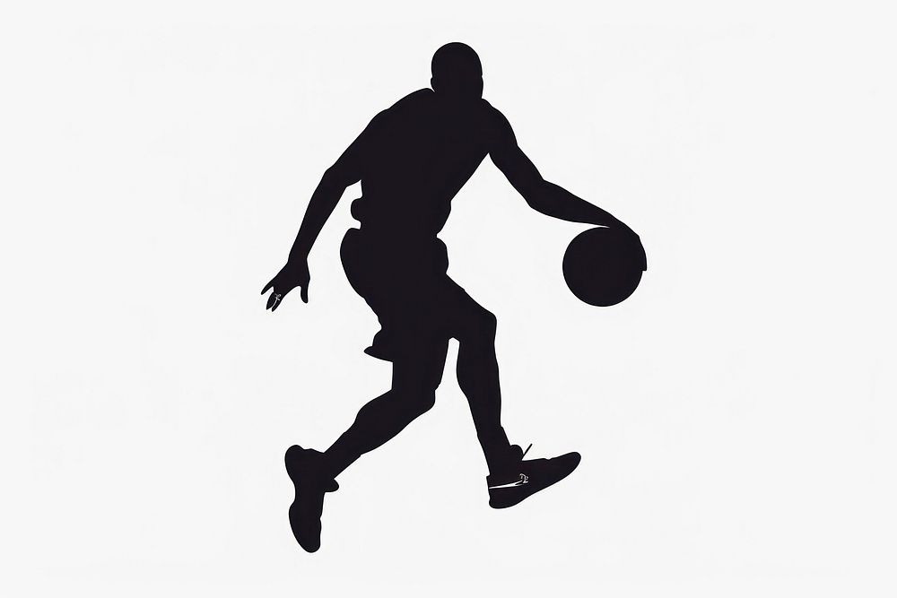 Basketball Silhouette Vector silhouette basketball clothing.