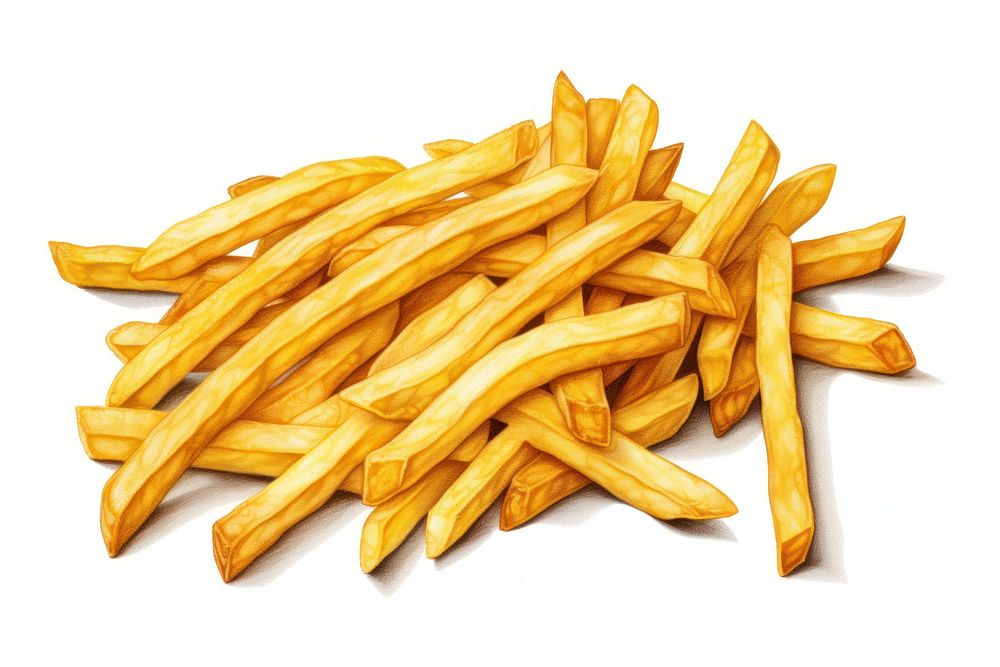 French fries food.
