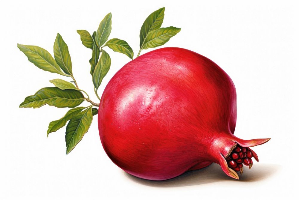 Pomegranate produce fruit plant.