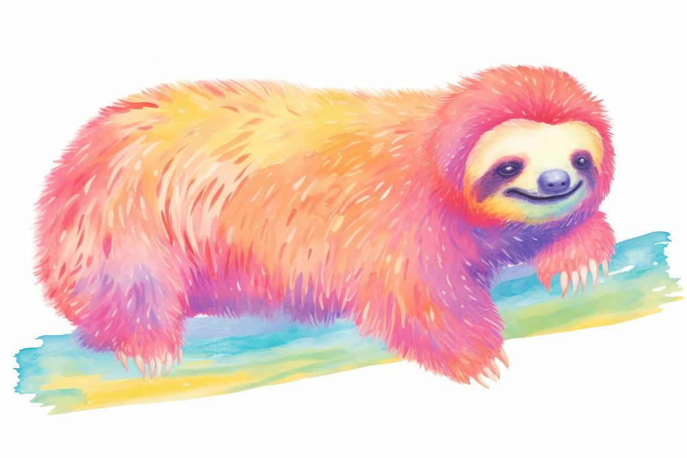 Sloth wildlife animal mammal.