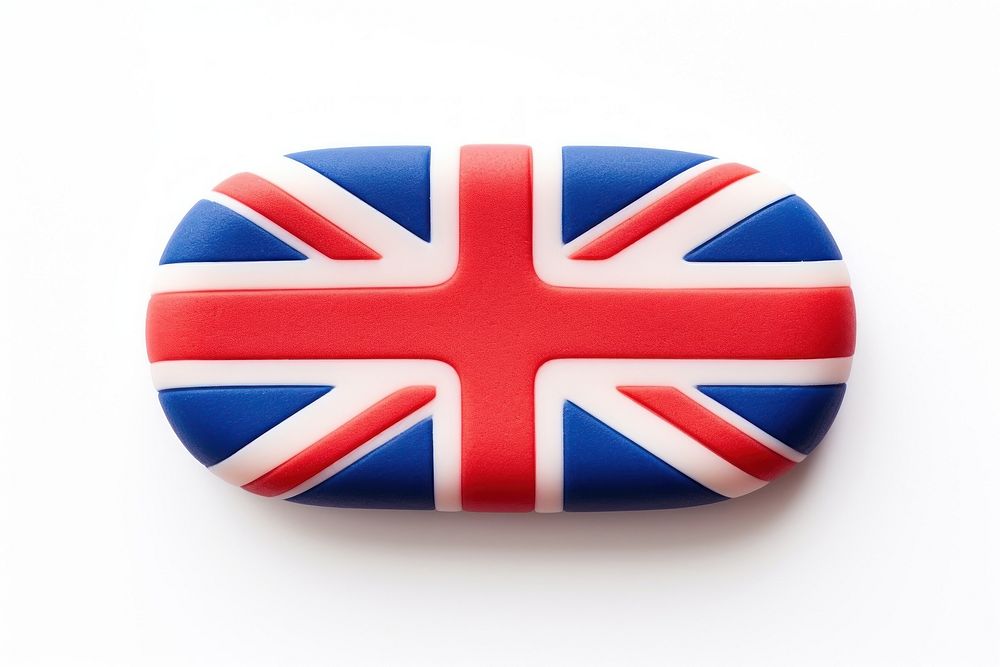England logo tin rubber eraser.