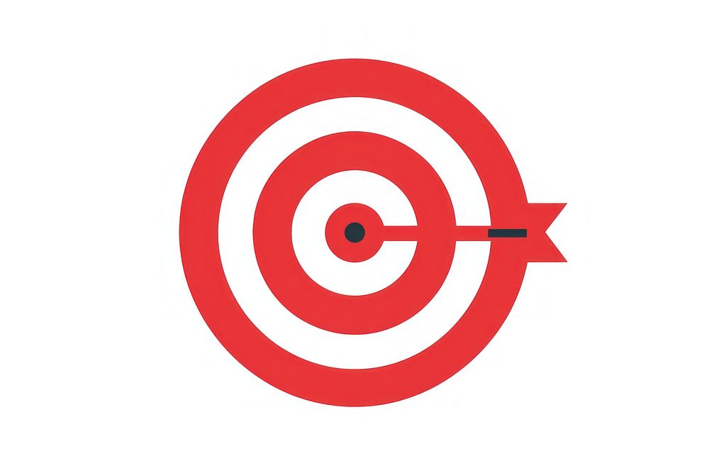 Target symbol darts sign.