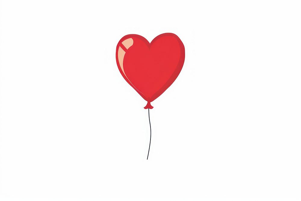 Heart shaped balloon.