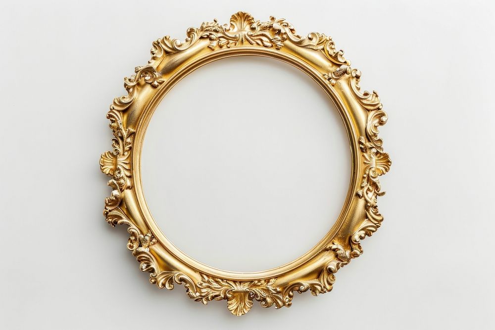 Vintafge gold frame photo photography accessories.
