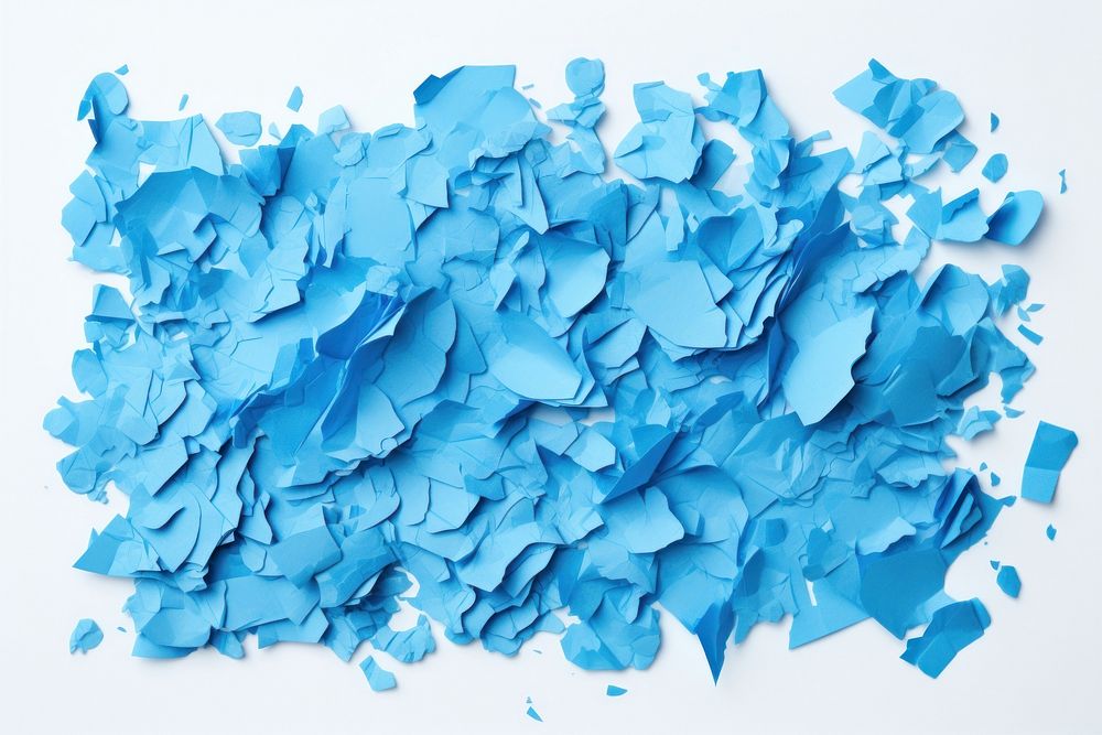 Paper texture turquoise confetti towel.