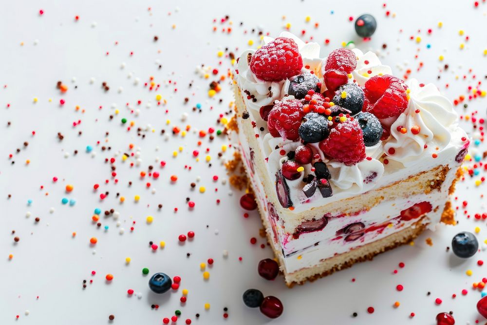 Cake recipe dessert produce cream.