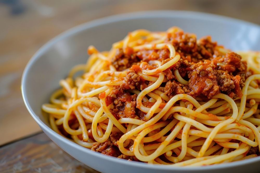 Spaghetti recipe pasta food food presentation.