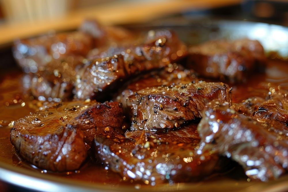 Steak recipe mutton food meat.