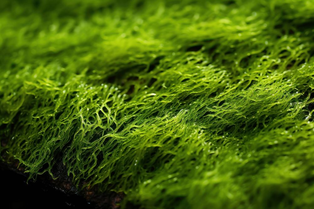 Moss texture seaweed plant algae.