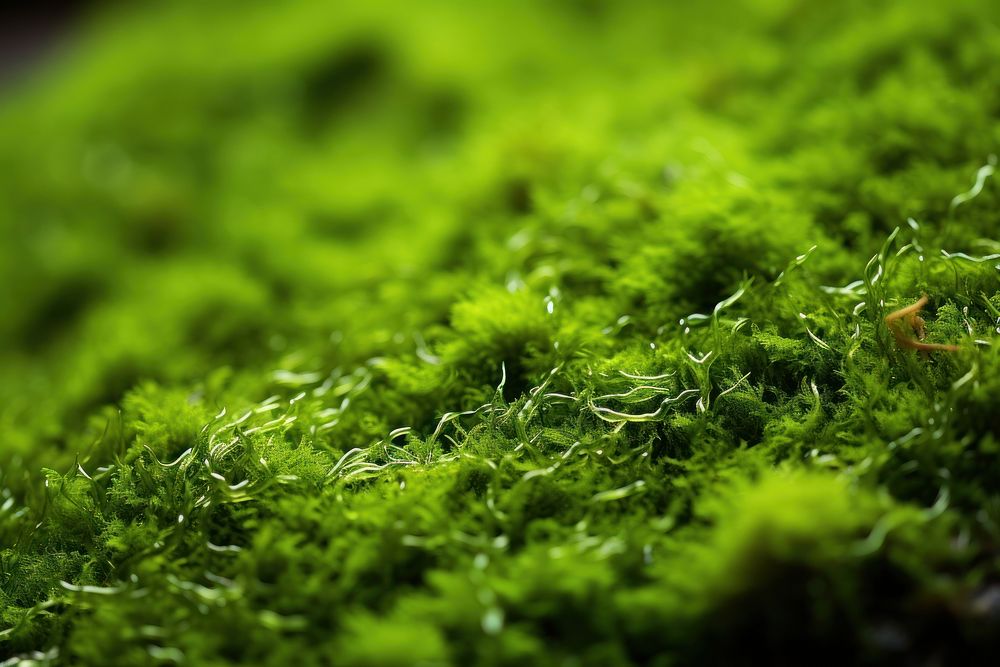 Moss texture vegetation plant grass.