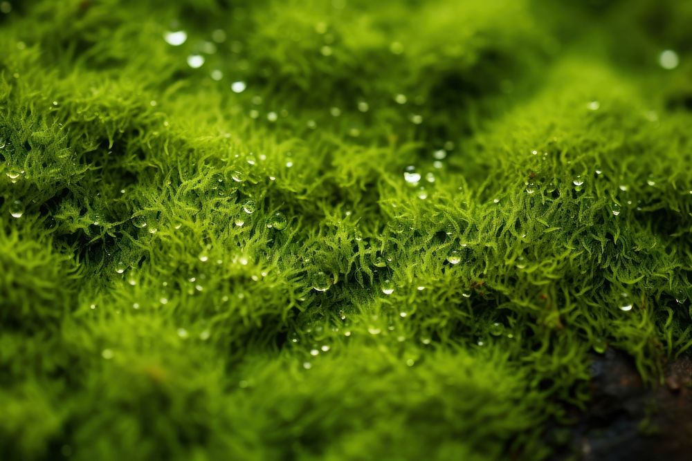Moss texture vegetation plant grass.