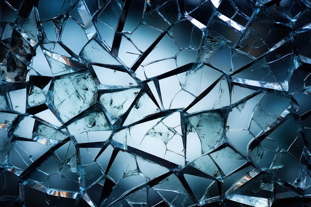 Broken glass texture crystal ice.