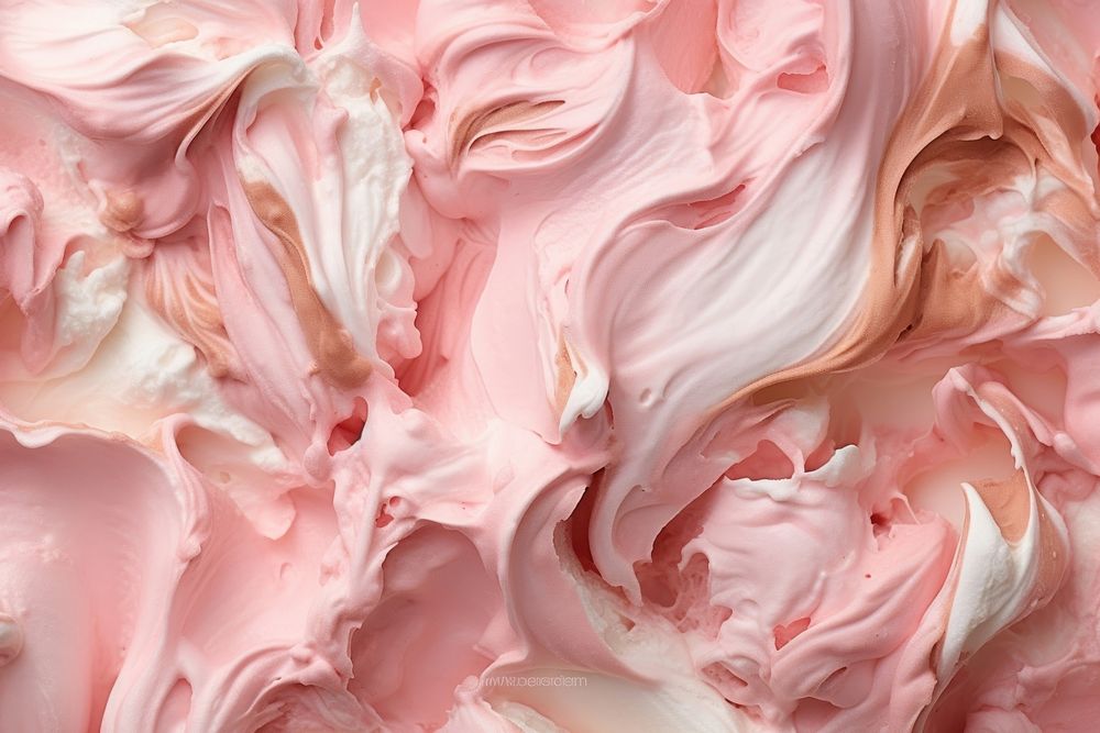 Ice cream texture dessert blossom person.